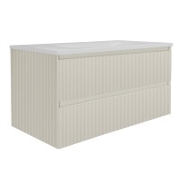 Тумба под раковину без столешницы Vincea Welle 100 m.beige soft-touch