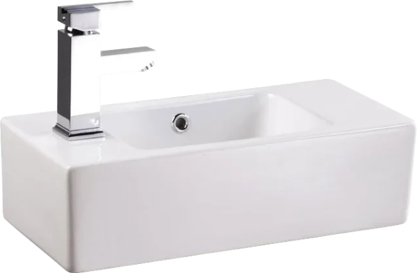 Накладная раковина beWash Ontario белая глянцевая L