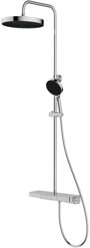 Душевая стойка Vincea Inspire VSFS-3I12TCH с термостатом, хром