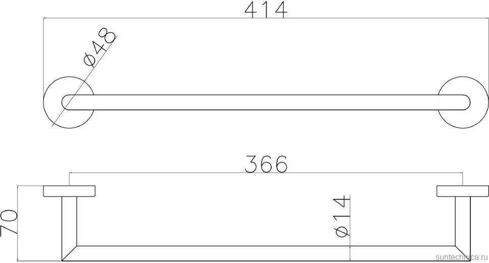 Держатель для полотенец Allen Brau Priority 6.31A11-BN брашированный никель