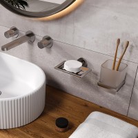 Дозатор для жидкого мыла Wasserkraft Tauber 64499 настенный, никель