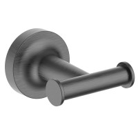 Крючок Wonzon & Woghand Simple WW-6525-BGM темный графит, на шурупах Крючок Wonzon & Woghand Simple WW-6525-BGM темный графит, на шурупах