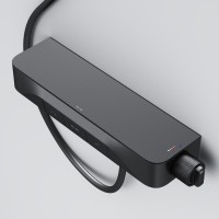 Душевой комплект Смеситель для душа AM.PM Func F8F10522 черный + Гарнитур Gem F0190022 черный