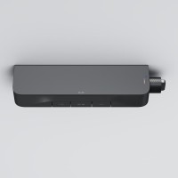 Душевой комплект Смеситель для душа AM.PM Func F8F10522 черный + Гарнитур Gem F0190022 черный