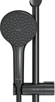 Душевой комплект Смеситель для душа AM.PM Func F8F10522 черный + Гарнитур Gem F0190022 черный