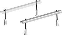 Акриловая ванна Marka One Modern 150x70 см, встраиваемая, белая, на ножках