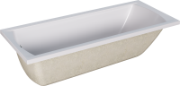 Акриловая ванна Marka One Modern 150x70 см, встраиваемая, белая, на ножках