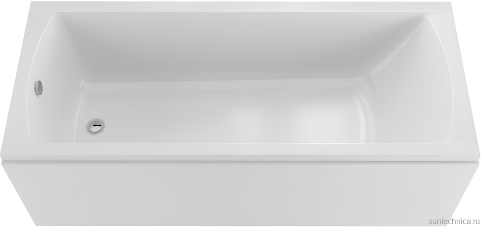 Акриловая ванна Marka One Modern 150x70 см, встраиваемая, белая, на ножках