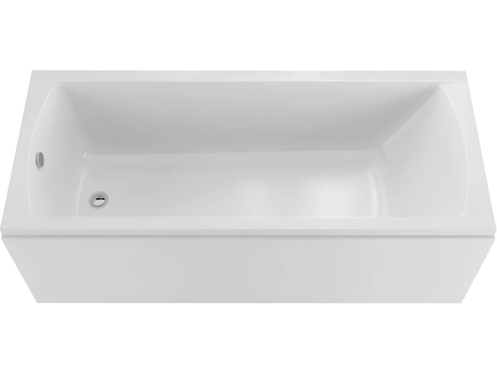 Акриловая ванна Marka One Modern 150x70 см, встраиваемая, белая, на ножках
