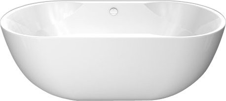 Акриловая ванна BelBagno BB28 180x85 см, отдельностоящая, белая, овальная