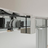Душевой уголок Kubele DE018 RBG-CLN-CH 120х100