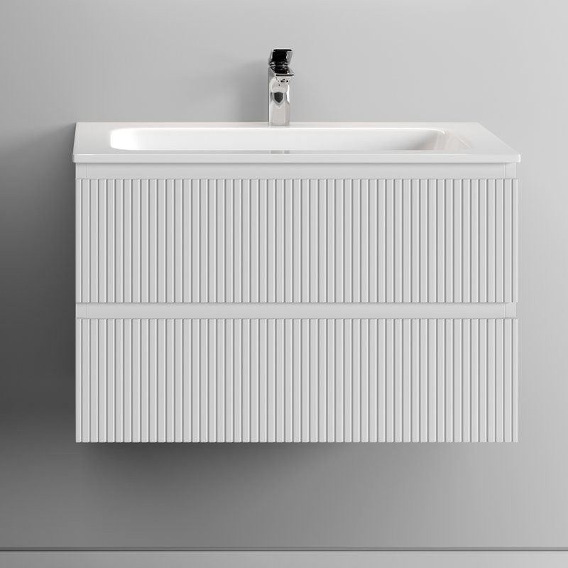 Тумба с раковиной Sancos Snob T 80 см, bianco
