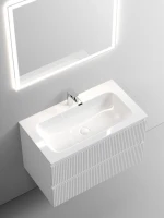 Тумба с раковиной Sancos Snob T 80 см, bianco