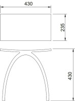 Табурет Abber Stein AS1639 матовый белый Табурет Abber Stein AS1639 матовый белый