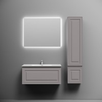 Мебель для ванной комнаты Sancos Very 90 doha soft, раковина CN7002