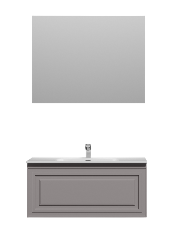 Мебель для ванной комнаты Sancos Very 90 doha soft, раковина CN7002