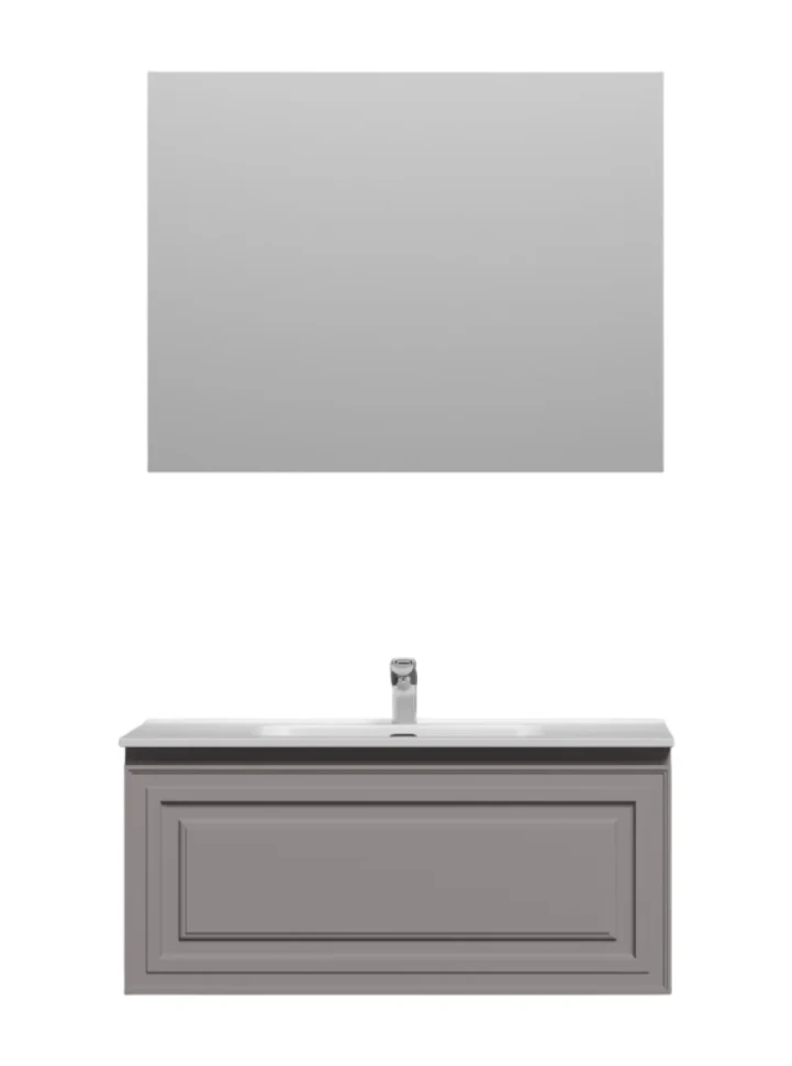 Мебель для ванной комнаты Sancos Very 90 doha soft, раковина CN7002