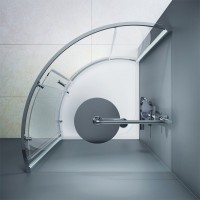 Душевой уголок AM.PM Like W83G-315-090CG 90х90, тонированное стекло