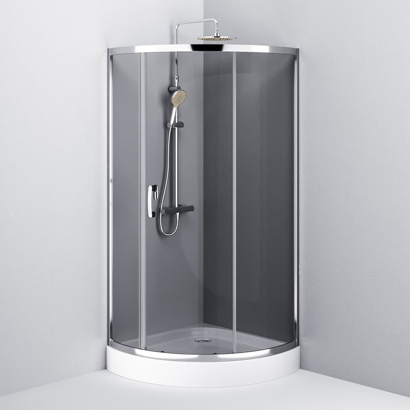 Душевой уголок AM.PM Like W83G-315-090CG 90х90, тонированное стекло