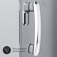 Душевой уголок AM.PM Like W83G-315-090CG 90х90, тонированное стекло
