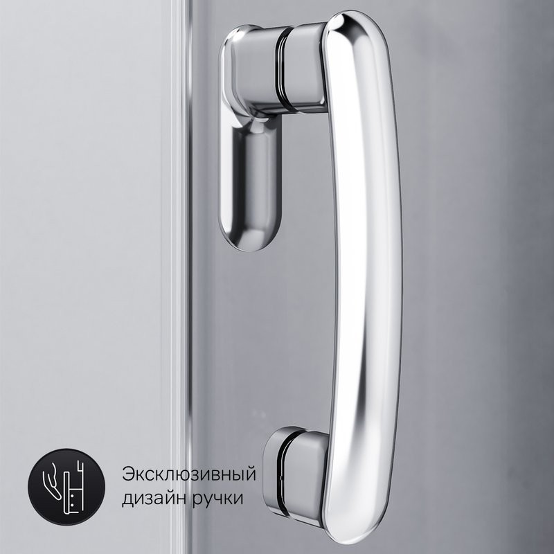 Душевой уголок AM.PM Like W83G-315-090CG 90х90, тонированное стекло