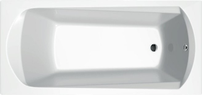 Акриловая ванна Ravak Domino 150x70 см, пристенная, белая, на ножках
