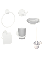Набор Bemeta White 204604 матовый белый Набор Bemeta White 204604 матовый белый