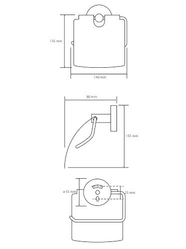Набор Bemeta White 204604 матовый белый