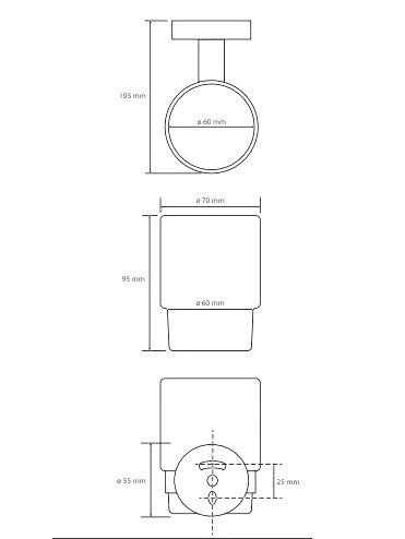 Набор Bemeta White 204604 матовый белый