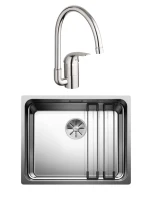 Комплект Мойка Blanco Etagon 500-IF + Смеситель Grohe Euroeco Комплект Мойка Blanco Etagon 500-IF + Смеситель Grohe Euroeco