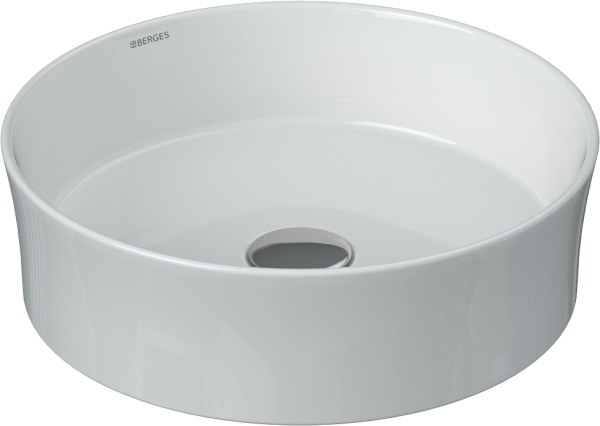 Накладная раковина Berges Ego SL 38 глянцевая белая