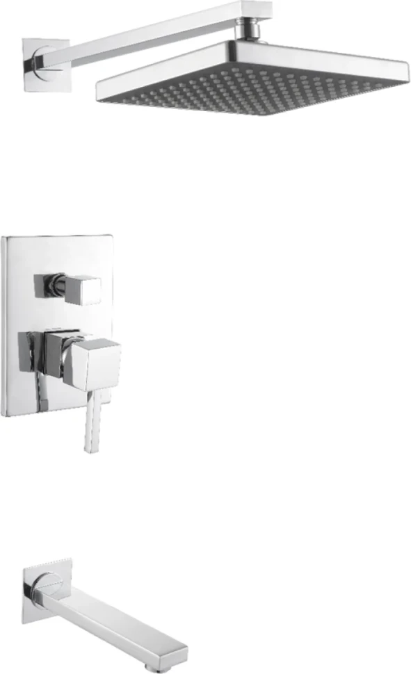 Душевой комплект Kaiser Quadris 25270 С ВНУТРЕННЕЙ ЧАСТЬЮ, хром