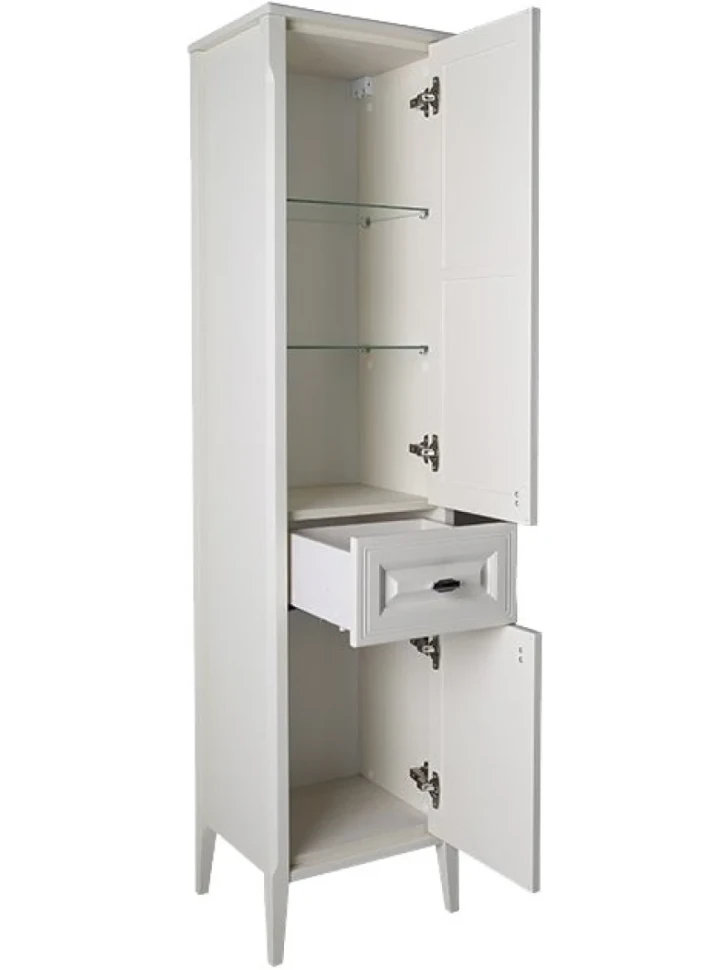 Шкаф пенал для ванной ASB-Woodline Монте 40 R, бежевый