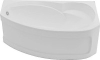 Акриловая ванна Aquanet Jersey 00205329 R 170x100 см, угловая, правая, пристенная, белая, асимметричная, с каркасом