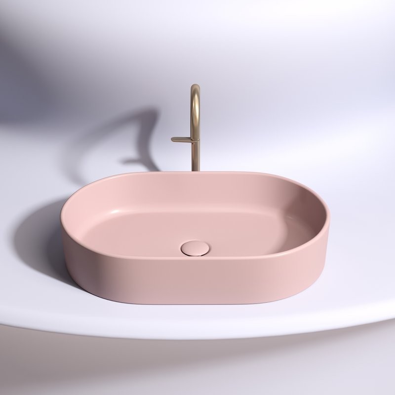 Накладная раковина Ceramicanova Element CN6048MP розовая матовая