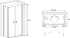 Душевой уголок RGW Passage PA-04+70 см (86-91)x70x185 профиль хром, стекло прозрачное