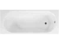 Акриловая ванна Vagnerplast Kasandra 160x70 см, пристенная, ультрабелая, с каркасом