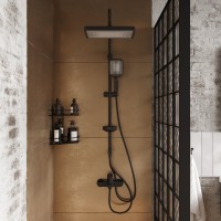 Душевая стойка STWORKI Берген S21180BK