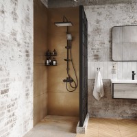 Душевая стойка STWORKI Берген S21180BK