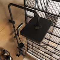 Душевая стойка STWORKI Берген S21180BK