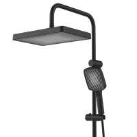 Душевая стойка STWORKI Берген S21180BK Душевая стойка STWORKI Берген S21180BK