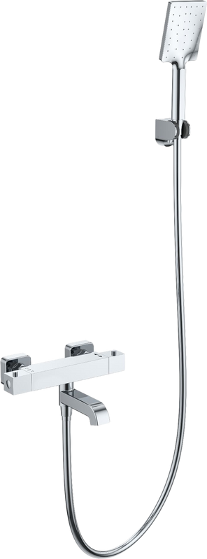 Термостатический смеситель Wonzon & Woghand WW-B2026-A1-CR для ванны с душем, хром