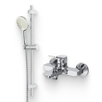 Душевой комплект Смеситель AM.PM X-Joy F85A10000 + Гарнитур Gem F0190100