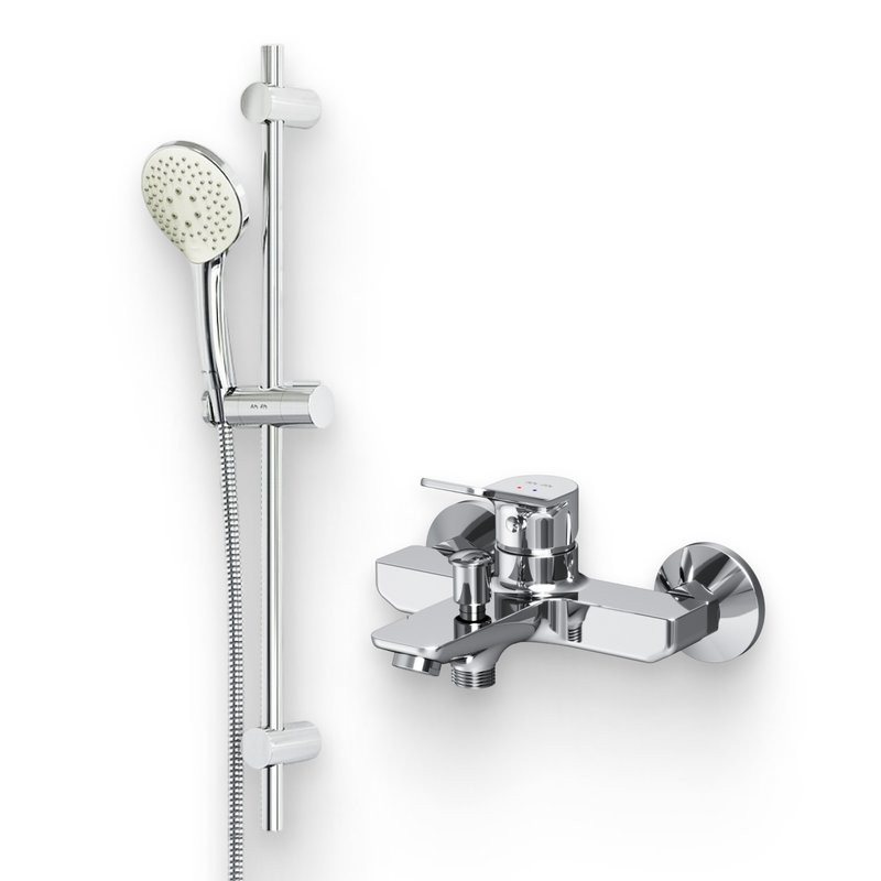 Душевой комплект Смеситель AM.PM X-Joy F85A10000 + Гарнитур Gem F0190100