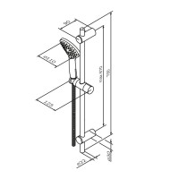 Душевой комплект Смеситель AM.PM X-Joy F85A10000 + Гарнитур Gem F0190100