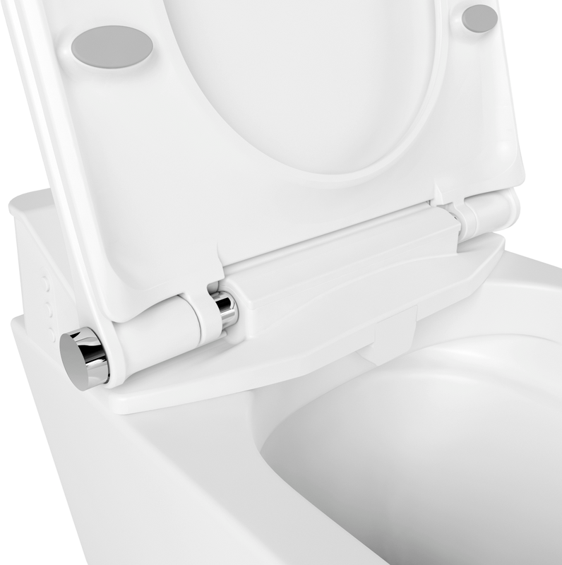 Комплект Lavinia Boho Унитаз подвесной Smart V-Clean 335901RS с микролифтом + Инсталляция RelFix 38010010 + Кнопка RelFix 380501MB + Дозатор RelFix 38040010