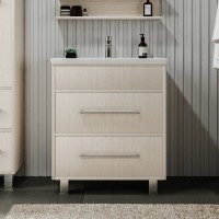 Тумба с раковиной Бриклаер Чили 70 светлая лиственница С Тумба с раковиной Бриклаер Чили 70 светлая лиственница С