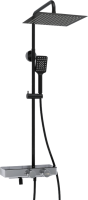 Душевая стойка Wasserkraft Abens 2000 A114.162.130.CB Thermo с термостатом, черная
