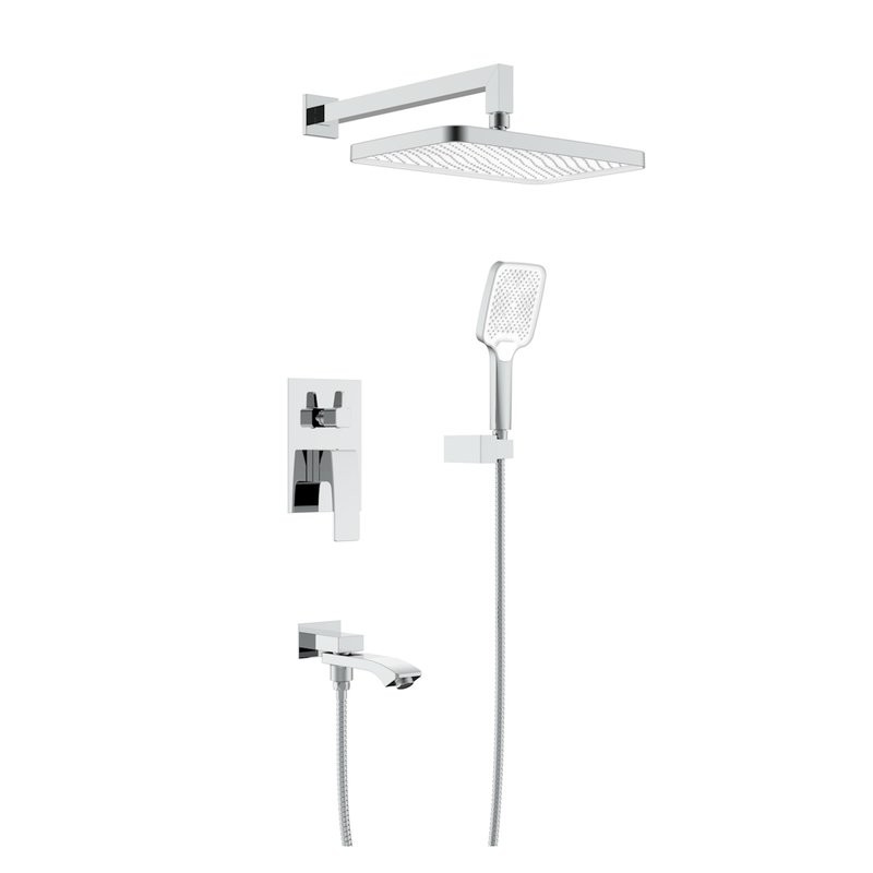 Душевой комплект Raglo R01.27 С ВНУТРЕННЕЙ ЧАСТЬЮ, хром