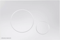 Комплект Унитаз подвесной KERAMA MARAZZI Modula MO.wc.02 безободковый, с микролифтом, глянцевый белый + Инсталляция + Кнопка FPR.A.WHT белый глянец